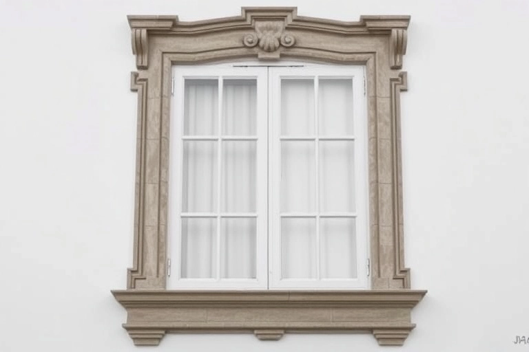 Molduras de Cimento para Janelas